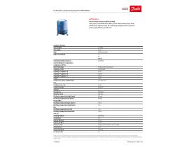 Specification Sheet - Maneurop MTZ32-5Vi Compressor 1 Phase