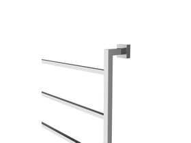 Mizu Bloc Heated Towel Rail 760mm x 850mm Polished Stainless Steel