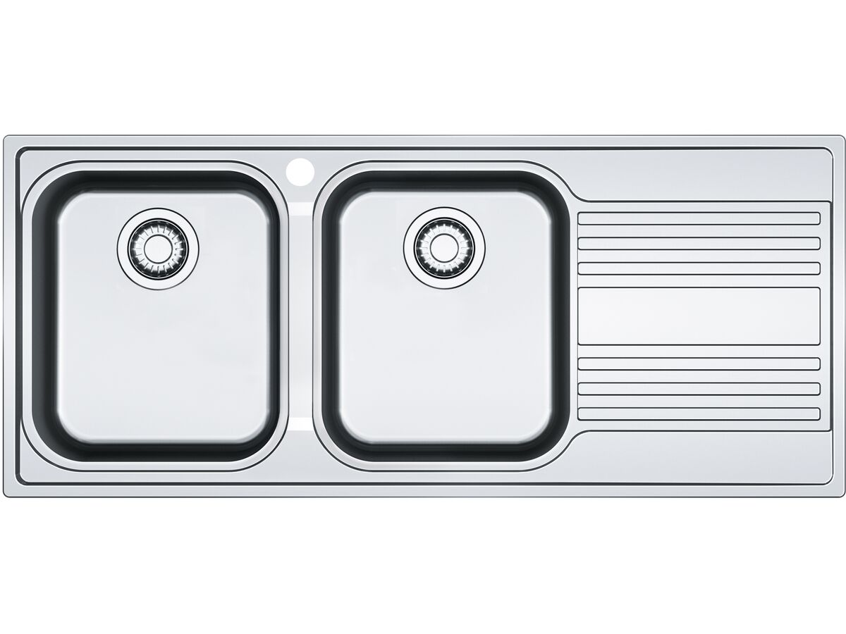 Franke Rapid RPX621 Double Bowl Inset Sink Only Left Hand BowlsRight