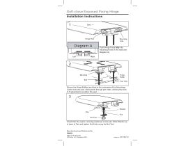 Installation Instructions - Caroma Profile Soft Close Toilet Seat Diecast Hinge White