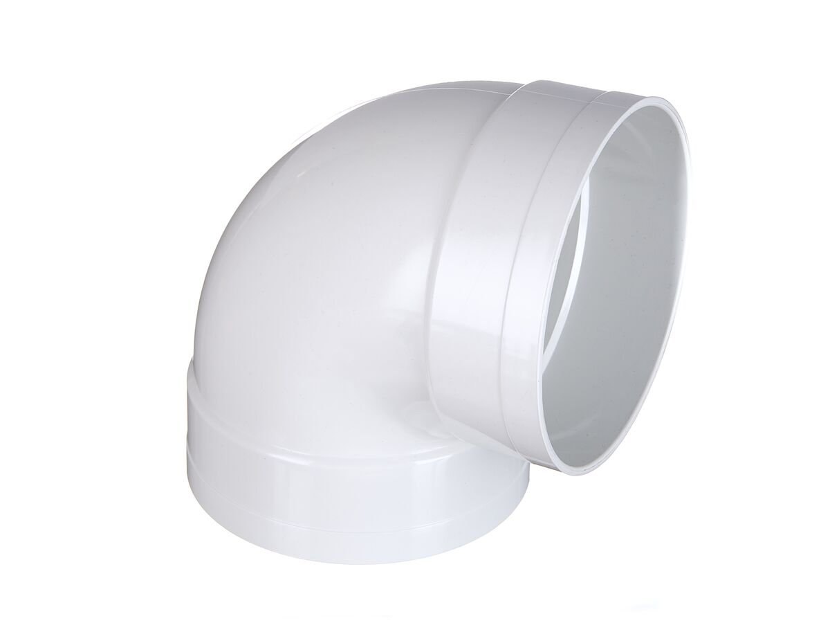 PVC Stormwater Bend 225mm x 90 Degree Female & Female Moulded from Reece