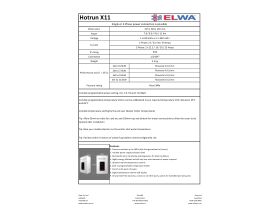 Product Data Sheet - Hotrun X11