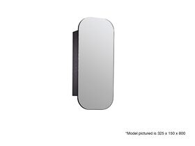 ISSY Z1 380mm x 900mm Oval Mirror with Shaving Cabinet