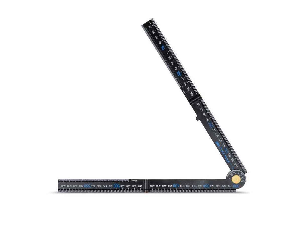 OX Pro Tuff Rule 600mm - Black