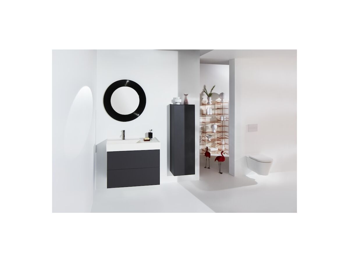 LAUFEN Kartell Rimless Wall Hung Pan and Soft Close Seat White (4 Star)
