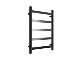 Mizu Bloc MK2 550 x 800mm Heated Towel Rail Low Voltage 24V Matte Black