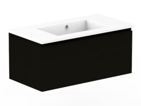 Posh Domaine Plus All-Drawer 900mm Wall Hung Vanity Cast Marble Top Centre Basin