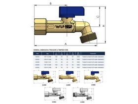 Arco Grifo Tap with Non Return Valve Female 15mm Lead Free