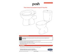 Installation Instructions - Posh Solus Concealed Pan Only
