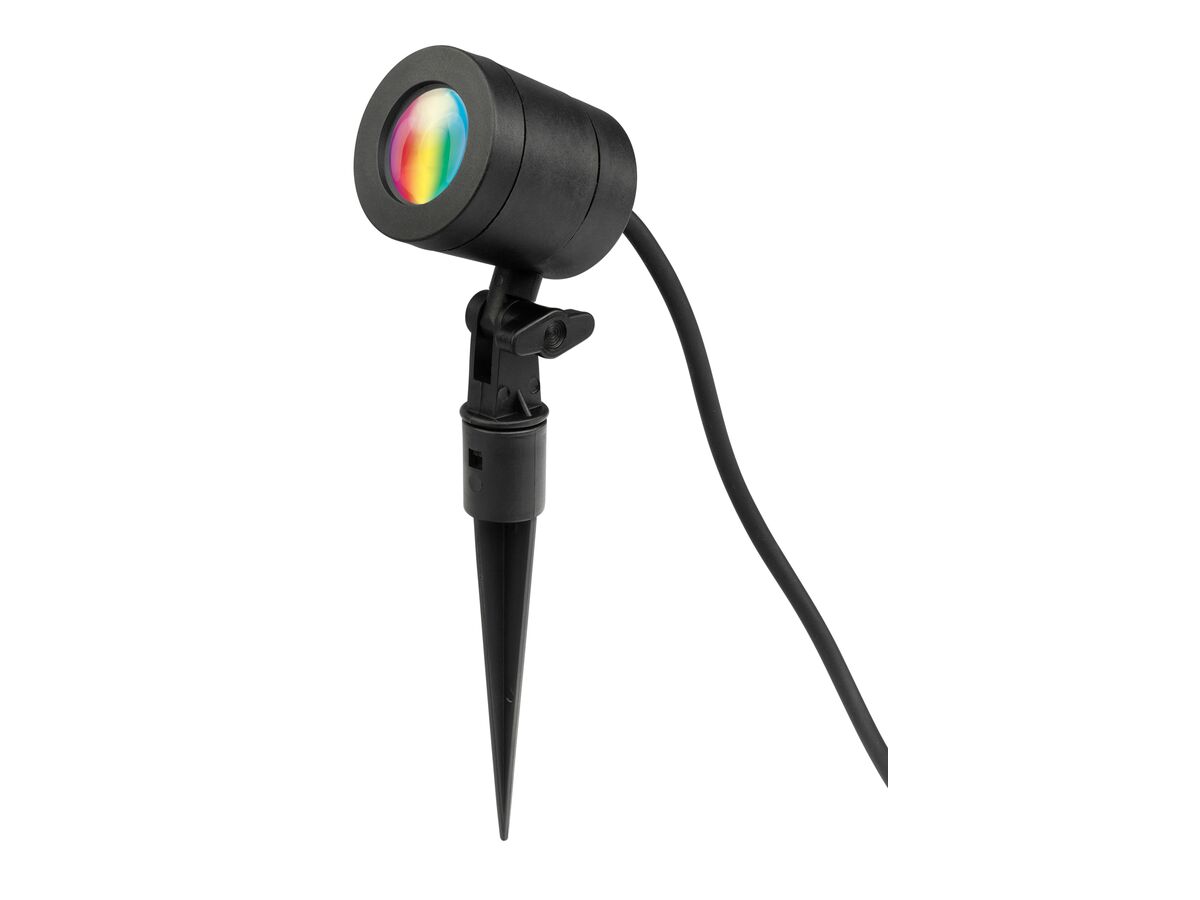 Brilliant Botanic 6W RGB IP68 Garden Spot Light Black from Reece