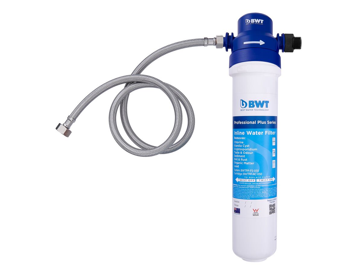 BWT Professional Plus Series Inline Water Filter Kit 0.5 Micron from Reece