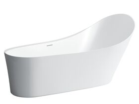 LAUFEN Palomba Solid Surface Freestanding Bath Overflow 1800 White
