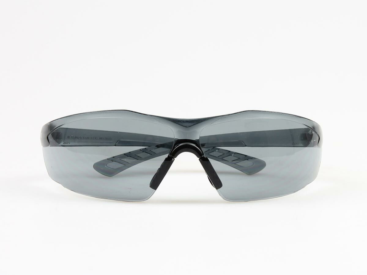 2Tuff Safety Glasses Silver/Black Frame