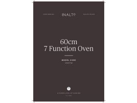 User Manual - Inalto Care IO607M Oven 7 Function 60cm