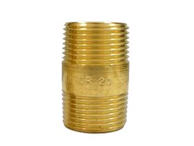 Brass Barrel Nipple 20MM
