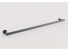Mizu Drift Single Towel Rail 900mm Brushed Gunmetal