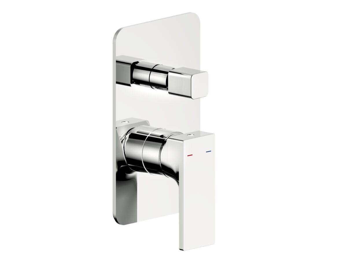 Milli Zato Shower Mixer And Diverter Chrome