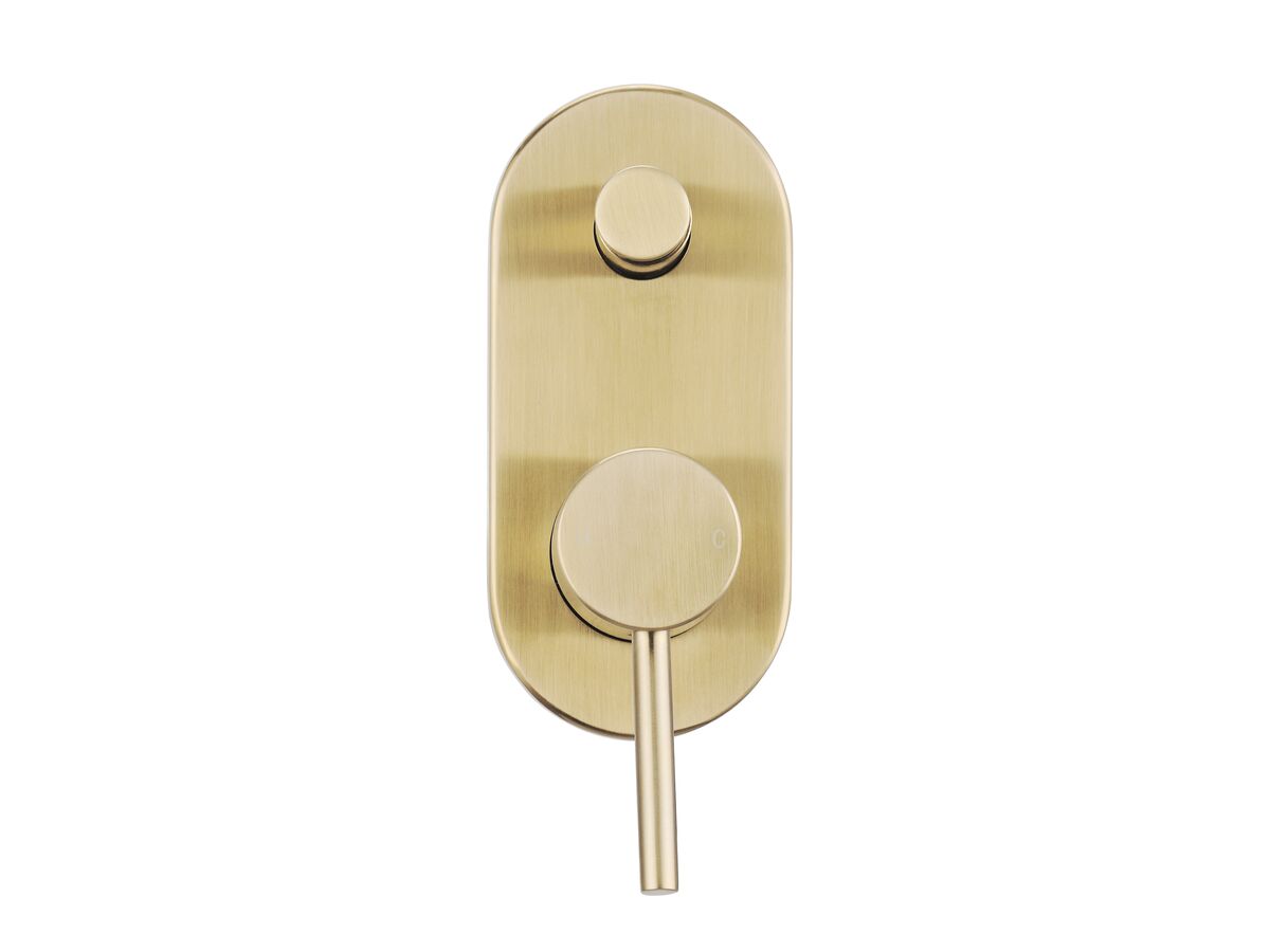 Mizu Drift MK2 Shower Mixer Kit with Diverter Brushed Gold from Reece