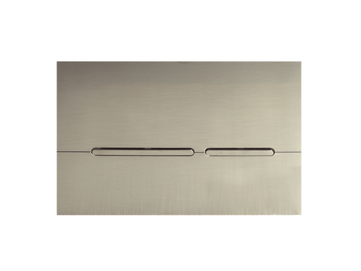 Hideaway+ Thin Button/ Plate Inwall ABS Brushed Nickel