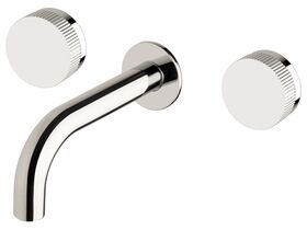 Milli Pure Bath Set 160mm with Linear Textured Handles Chrome