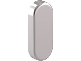 Mizu Drift Backrest Mount Cover - Brushed Stainless