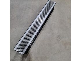 Hauraton 100mm PP Channel with Stainless Steel H/G 1M