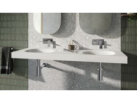 Milli Zato Basin Wall Mixer Set Chrome