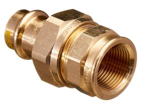 >B< Press Gas Female Union 20mm x 3/4" BSP"
