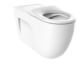 Roca Meridian 800 Rimless Back to Wall Pan with Single Flap Seat White (4 Star)