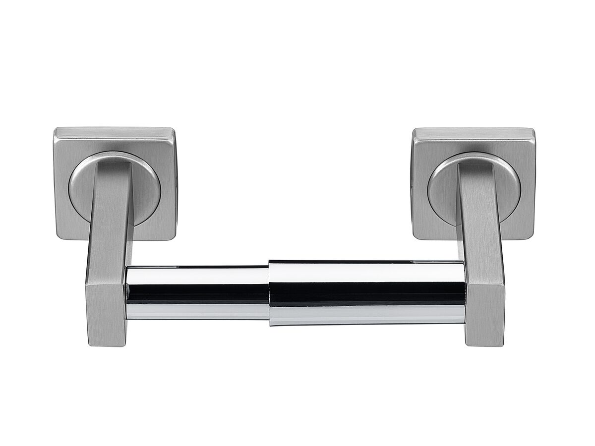 Wolfen Single Toilet Roll Holder Brushed Stainless Steel