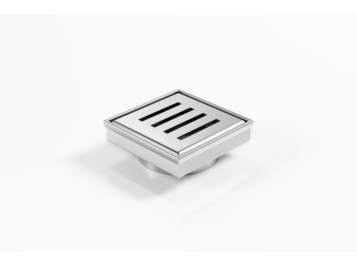 Kado Lux Square Channel 97mm DN80 Waste Satin