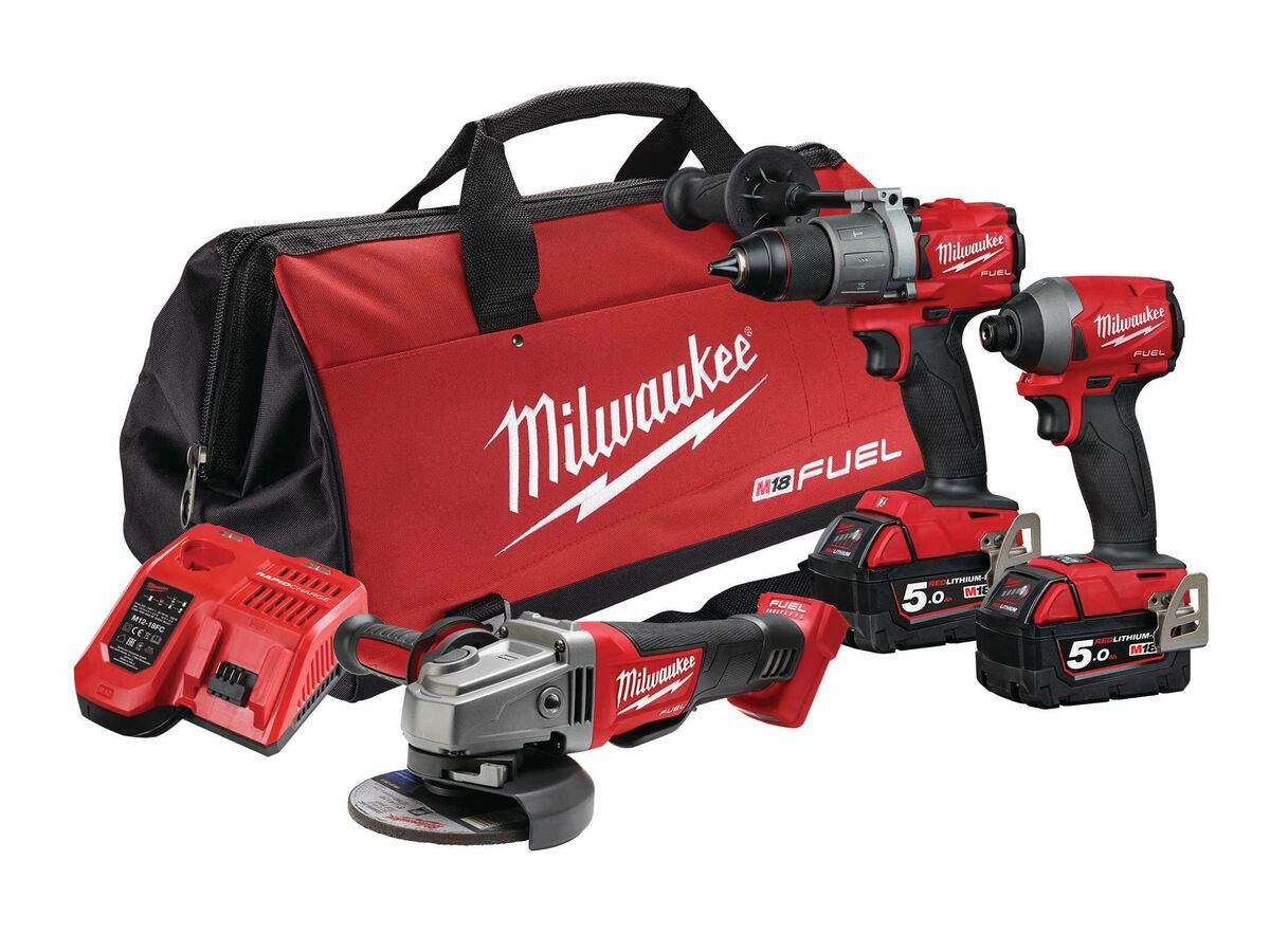 Milwaukee M18 Fuel 3 Piece Power Pack from Reece