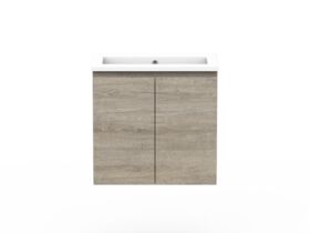Posh Domaine Plus Ensuite 600mm Wall Hung Vanity Cast Marble Top