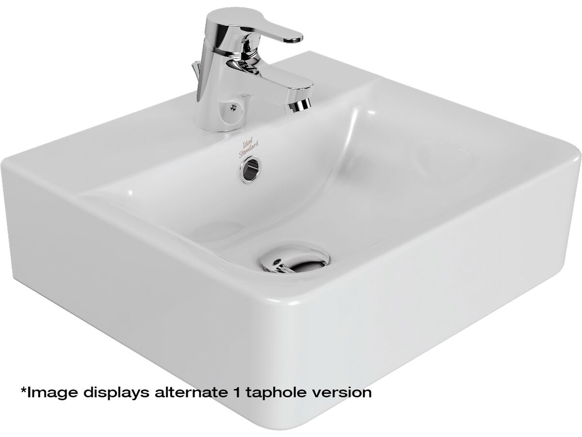 Ideal Standard Concept Wall Counter Basin 400 3 Taphole White