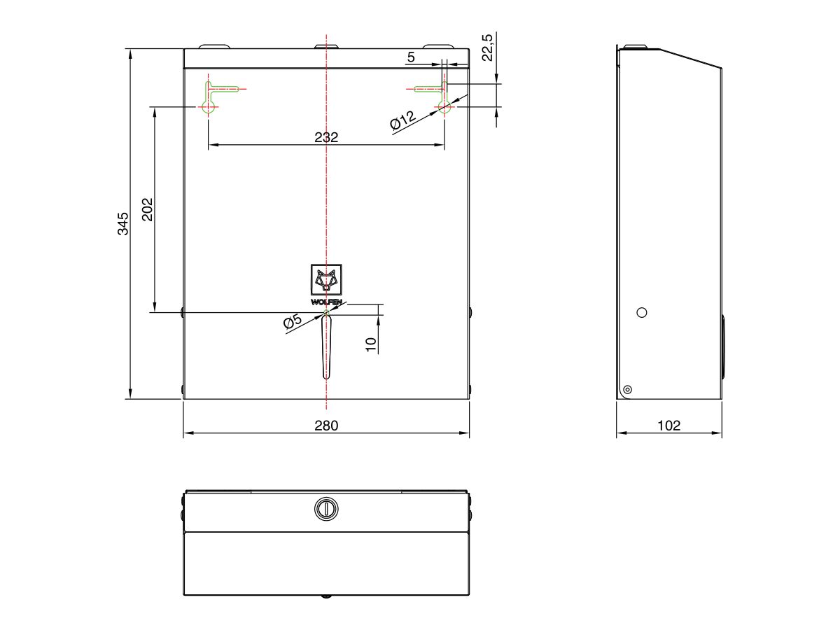 Wolfen Paper Towel Dispenser Stainless Steel from Reece