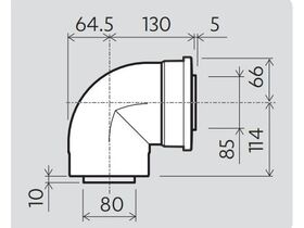Rinnai Bend Kit Stainless Steel 1 x 90 Degree