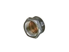 Cap Chrome Brass 15mm