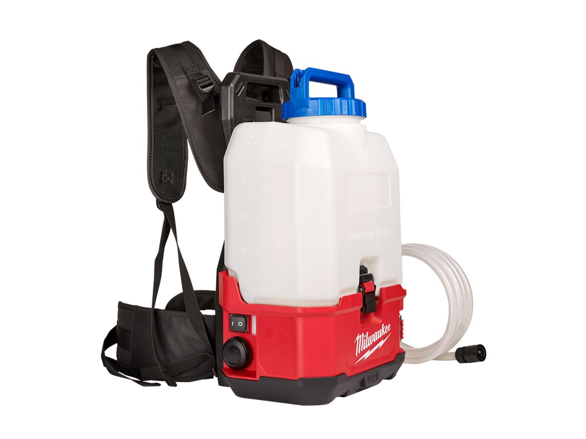 Milwaukee Switch Tank 15ltr M18 Backpack Water Supply Tank with Powered
