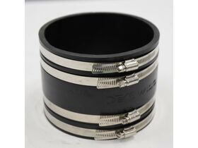 Flexible Coupling 150mm PVC Double Clip