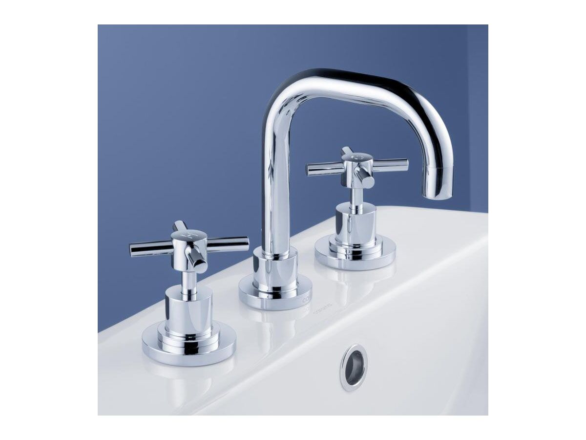 Caroma Metro Basin Set Chrome (5 Star)