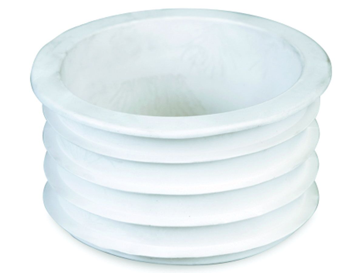 Flexifin Outlet Seal White Suit HDPE
