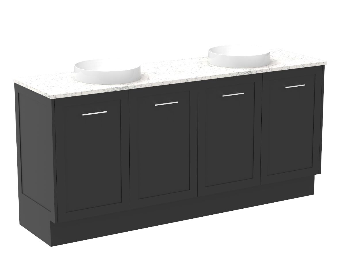 Kado Lux All Door 1800mm Double Bowl Floor Mount Caesarstone