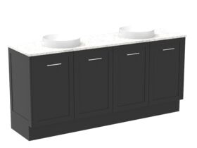 Kado Lux All Door 1800mm Double Bowl Floor Mount Caesarstone