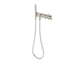 Hero - Milli Etch Shower Mixer Tap System with Hand Shower Brushed Nickel (3 Star)