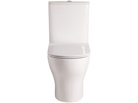 American Standard Cygnet Square Hygiene Rimless Close Coupled Back To Wall Bottom Inlet Toilet Suite White (4 Star)