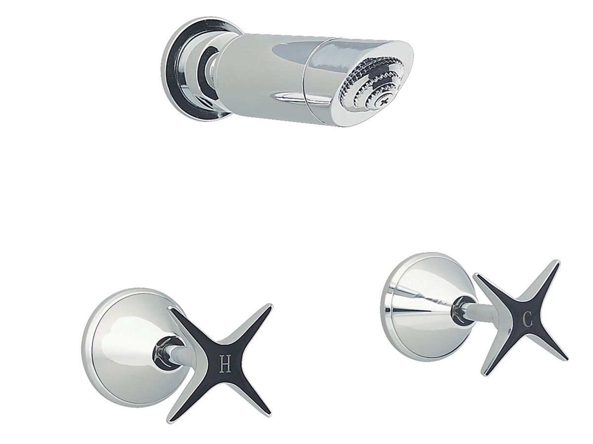 Porcher Quatre Shower Set Chrome (3 Star)