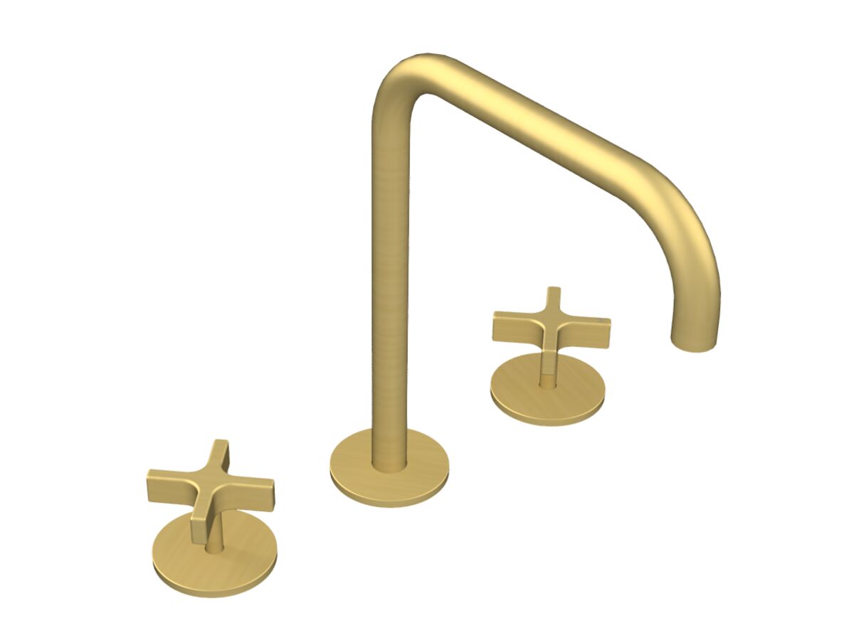 Milli Exo Hob Sink Set Brushed Gold (4 Star)