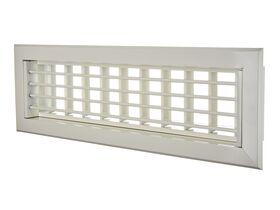 Floor Grille 300mm x 100mm Natural Anodised