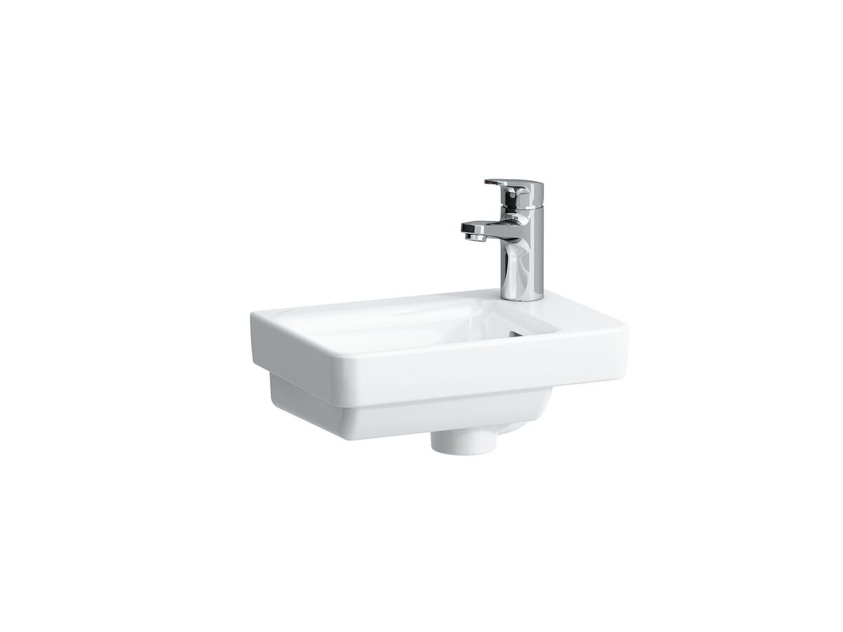 LAUFEN Pro S Wall/Counter Basin Left Hand Basin 1 Taphole with Overflow 360x250