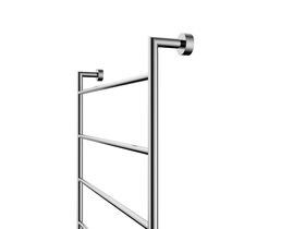 Mizu Drift Heated Towel Rail 850 x 760mm Polished Stainless Steel